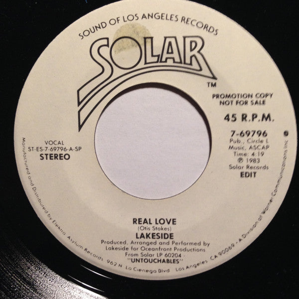 Lakeside : Real Love (7", Single, Promo, SP)