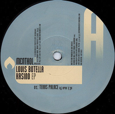 Louis Botella : Kasino EP (12", EP)