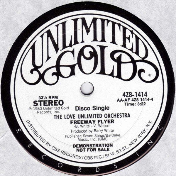 The Love Unlimited Orchestra* : Young America / Freeway Flyer (12", Single, Promo)
