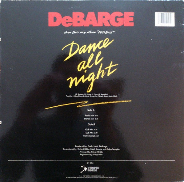 DeBarge : Dance All Night (12")