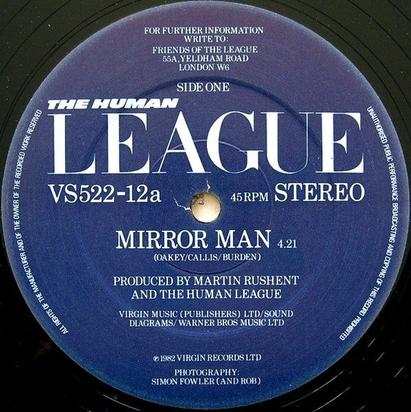 The Human League : Mirror Man (12", Single)
