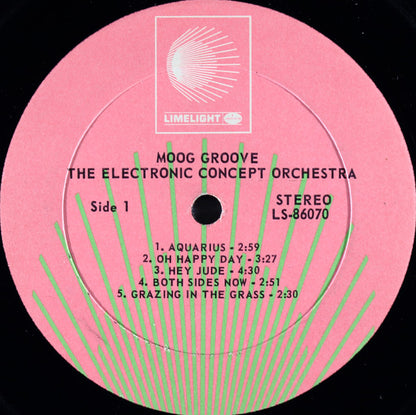 The Electronic Concept Orchestra* : Moog Groove (LP, Album)