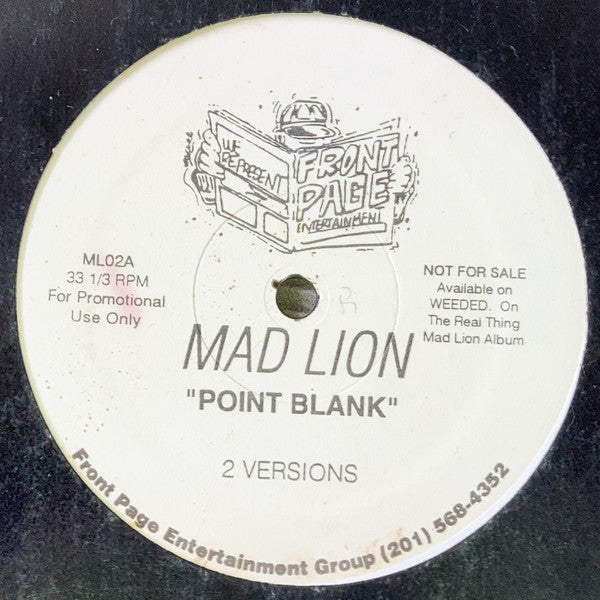 Mad Lion : Point Blank (12", Promo)