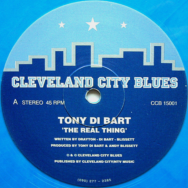Tony Di Bart : The Real Thing (12", Blu)