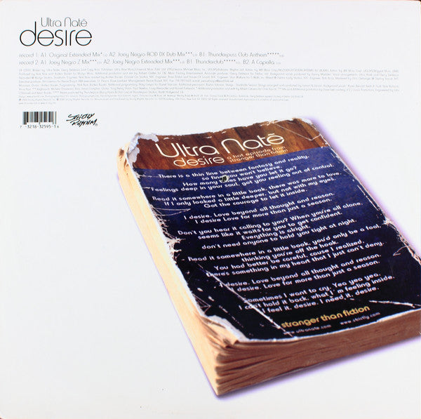 Ultra Naté : Desire (2x12")