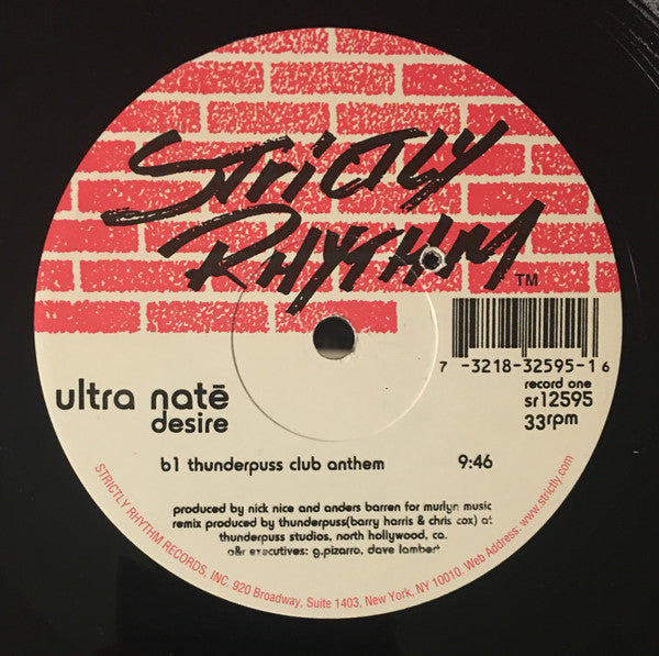 Ultra Naté : Desire (2x12")