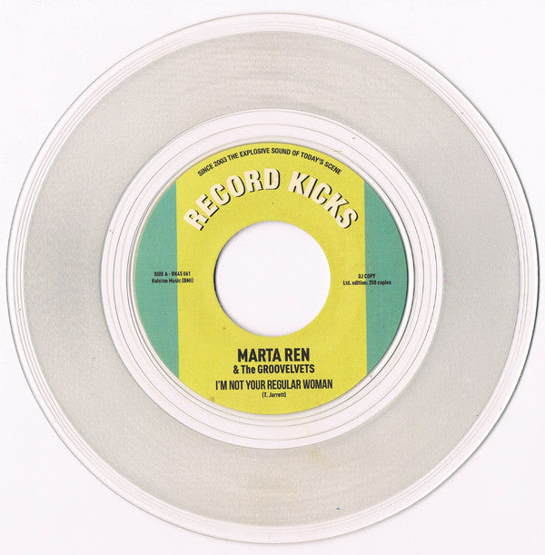 Marta Ren & The Groovelvets : I’m Not Your Regular Woman / Be Ma Fela (7", Ltd, RE, RP, Cle)