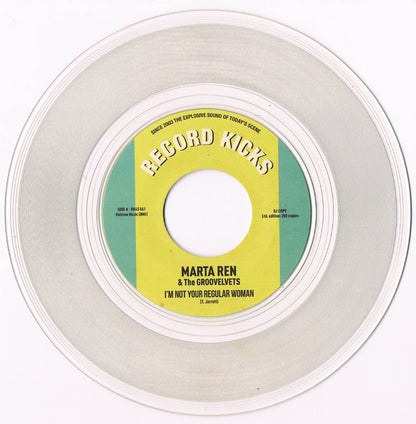 Marta Ren & The Groovelvets : I’m Not Your Regular Woman / Be Ma Fela (7", Ltd, RE, RP, Cle)