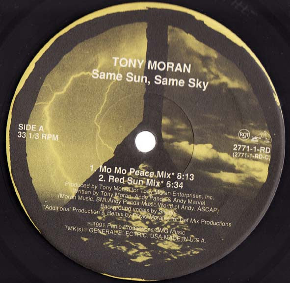Tony Moran : Same Sun, Same Sky (12", Maxi)