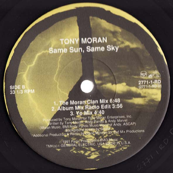 Tony Moran : Same Sun, Same Sky (12", Maxi)