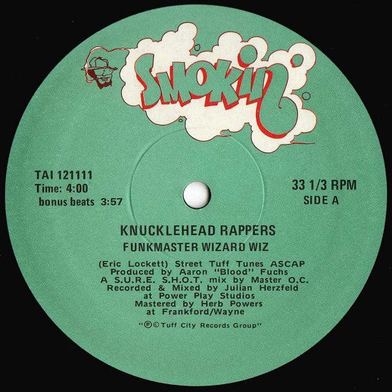 Funkmaster Wizard Wiz : Knucklehead Rappers (12")