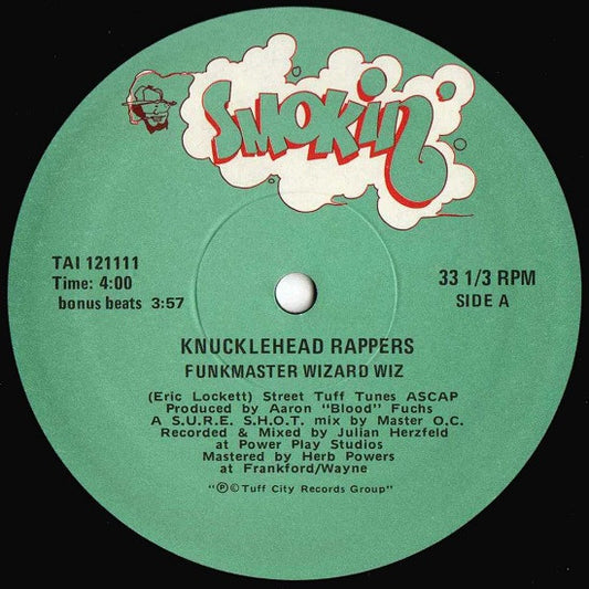 Funkmaster Wizard Wiz : Knucklehead Rappers (12")