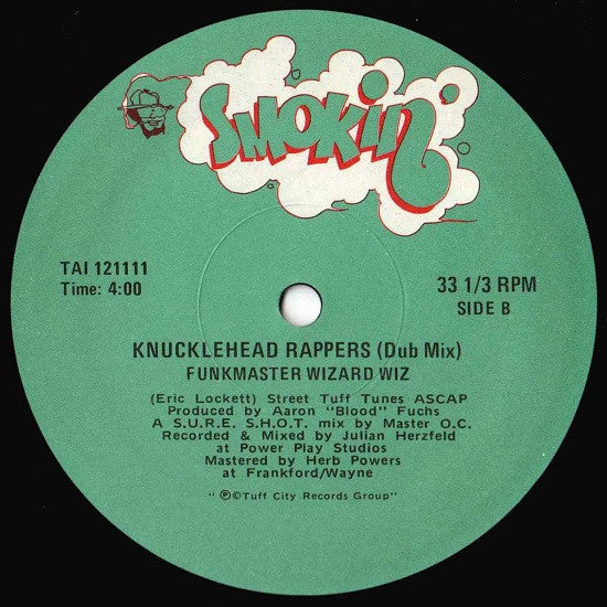 Funkmaster Wizard Wiz : Knucklehead Rappers (12")