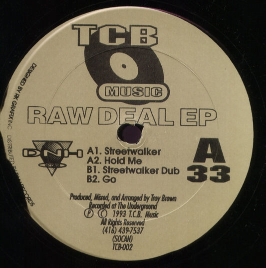 Troy Brown : Raw Deal EP (12", EP)