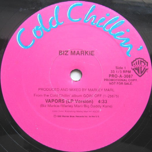 Biz Markie : Vapors (12", Promo)