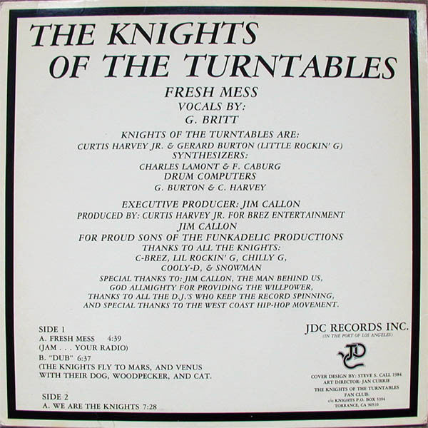Knights Of The Turntables : Fresh Mess (12")