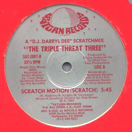 The Triple Threat Three : Scratch Motion (12")