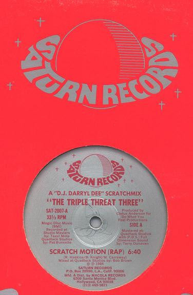 The Triple Threat Three : Scratch Motion (12")