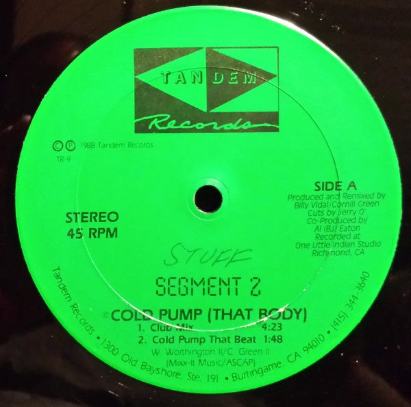 Segment 2 : Cold Pump (That Body) (12")