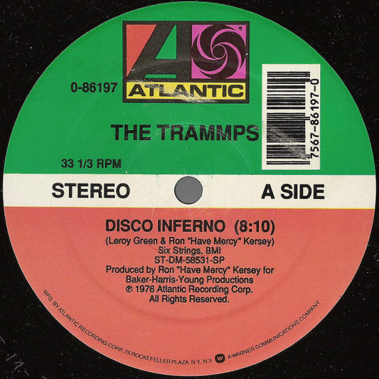 The Trammps / Chic : Disco Inferno / Mega Chic (Chic Medley) (12", P/Mixed)