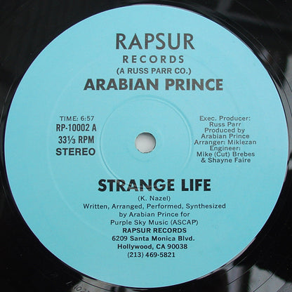 The Arabian Prince : Strange Life (12")