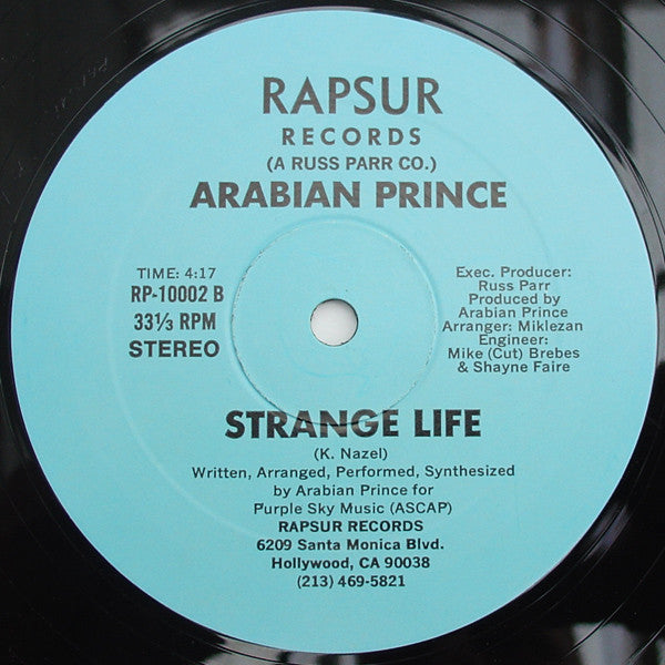 The Arabian Prince : Strange Life (12")
