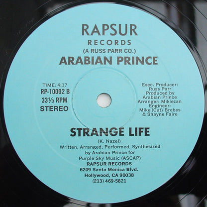The Arabian Prince : Strange Life (12")