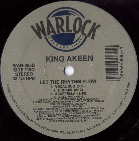 King Akeen : Let The Rhythm Flow (12")