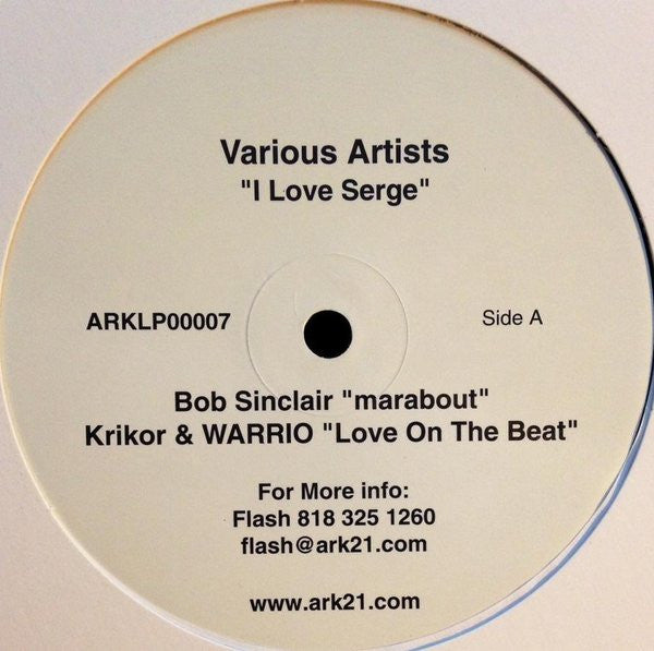 Various : I Love Serge (12", Promo)