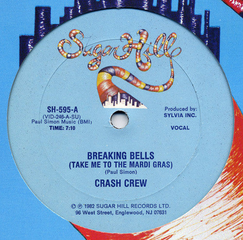 The Crash Crew : Breaking Bells (Take Me To The Mardi Gras) (12")
