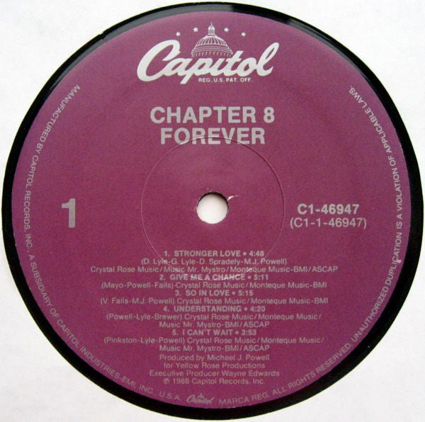 Chapter 8 : Forever (LP, Album)