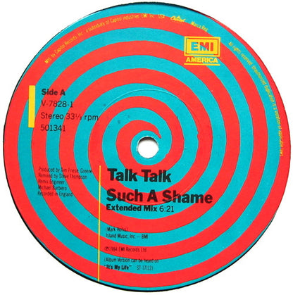 Talk Talk : Such A Shame (Extended Mix) (12", Single, Win)