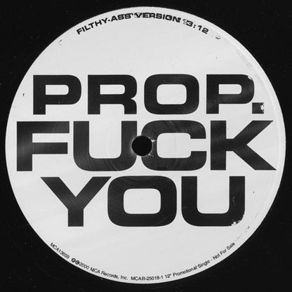 Methods Of Mayhem (2) : Proposition Fuck You (12", Single, Promo)