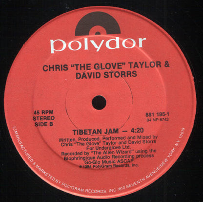 Chris "The Glove" Taylor & David Storrs : Reckless (12")