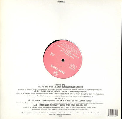 Annie Lennox : Train In Vain / Waiting In Vain / No More "I Love You's" (2x12")