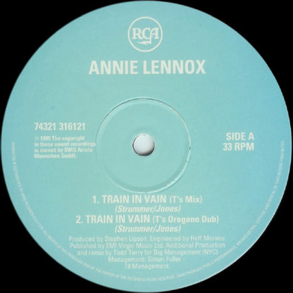 Annie Lennox : Train In Vain / Waiting In Vain / No More "I Love You's" (2x12")