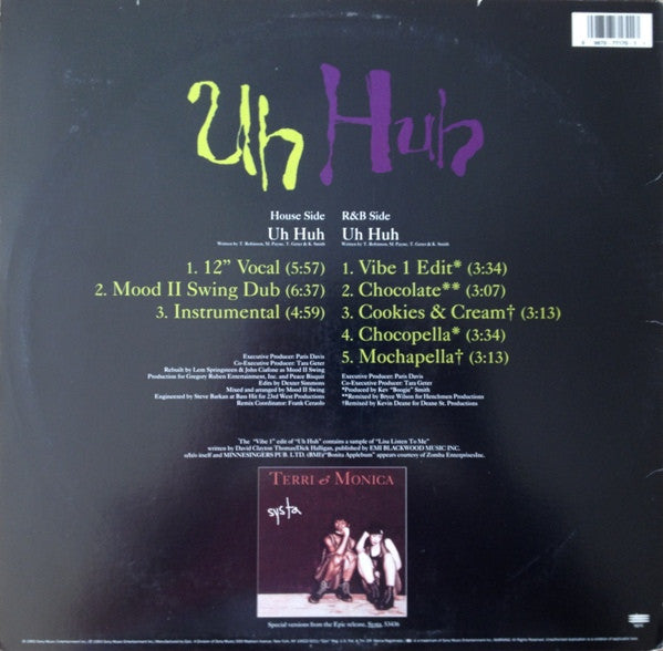 Terri & Monica : Uh Huh (12")
