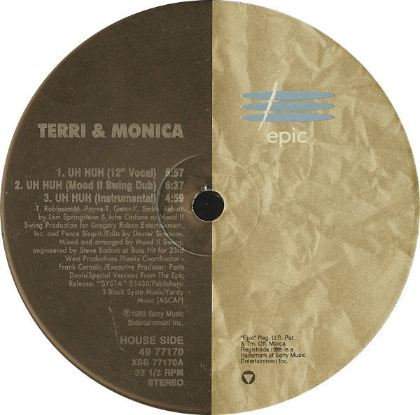 Terri & Monica : Uh Huh (12")