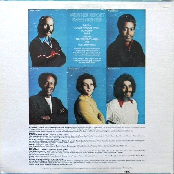 Weather Report : Sweetnighter (LP, Album, RE)