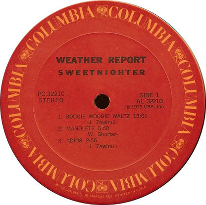 Weather Report : Sweetnighter (LP, Album, RE)