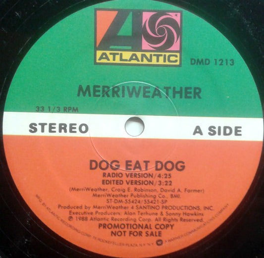 MerriWeather : Dog Eat Dog (12", Single, Promo)