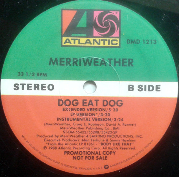 MerriWeather : Dog Eat Dog (12", Single, Promo)