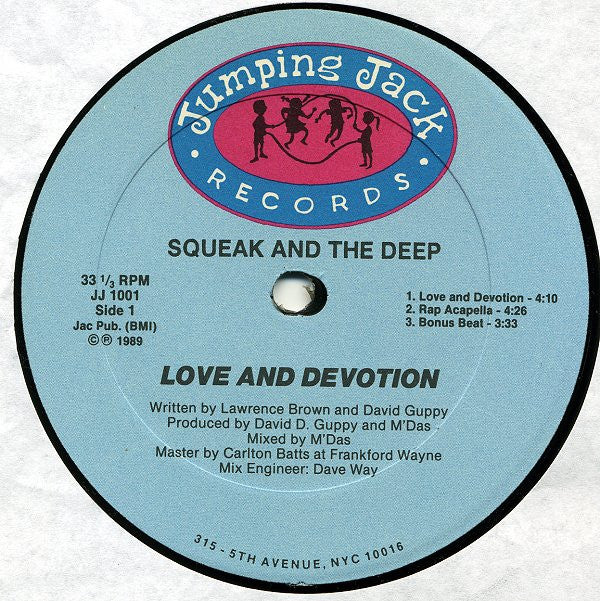 Squeak And The Deep : Love And Devotion (12")