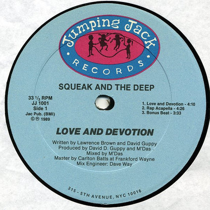 Squeak And The Deep : Love And Devotion (12")