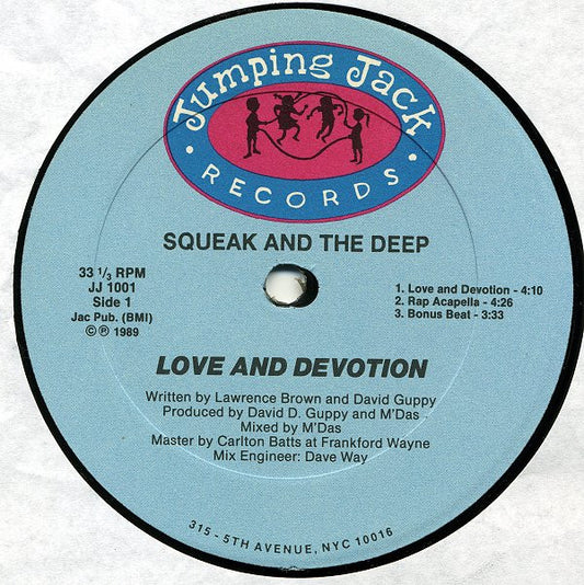 Squeak And The Deep : Love And Devotion (12")