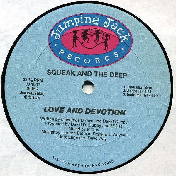 Squeak And The Deep : Love And Devotion (12")