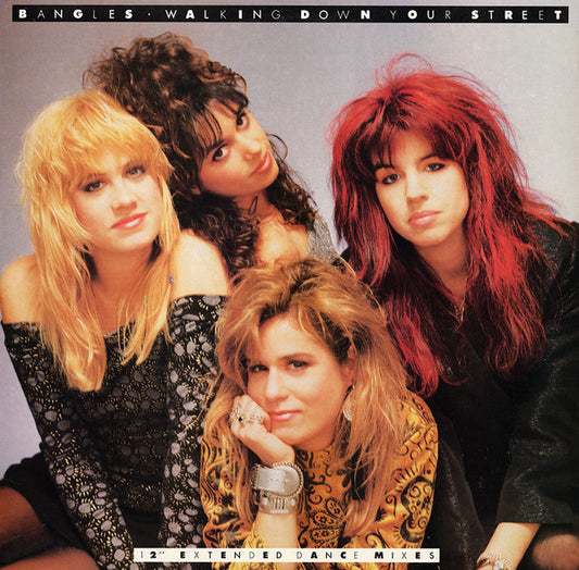 Bangles : Walking Down Your Street (12" Extended Dance Mixes) (12", Single)