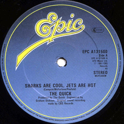 The Quick : Sharks Are Cool, Jets Are Hot (12")