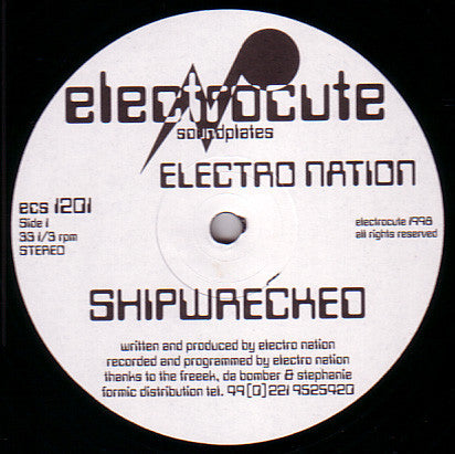 Electro Nation : Shipwrecked (12")