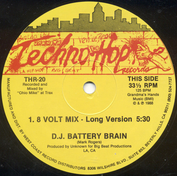 D.J. Battery Brain* : 8 Volt Mix (12", P/Mixed)
